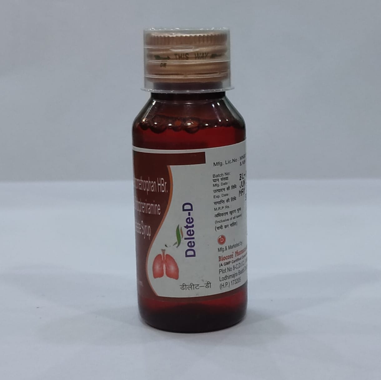 DELETE-D 60ML Syrups